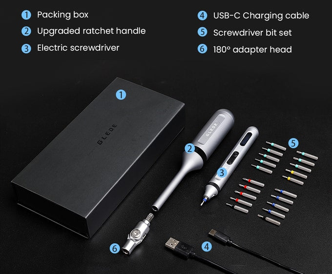 Electric & Extended Ratchet Screwdrive Set
